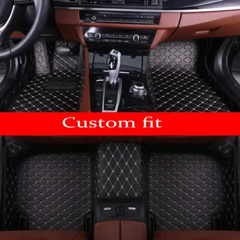 Auto podlahové rohože pre Fiat 500 Viaggio S Freemont bravo Ottimo 5D auto-styling kožené koberce, podlahové fólie