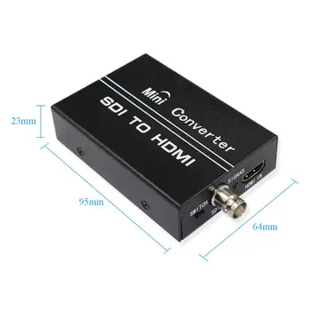 SDI+HDMI-HDMI Converter, Full HD 1080P Pracuje s HDMI 1.3 c&HDCP Dve SDI Výstup
