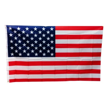 Vysoká Kvalita Obojstranná Tlač Americkej Vlajky Anti-Fade Americkej Vlajky Dekorácie USA Banner