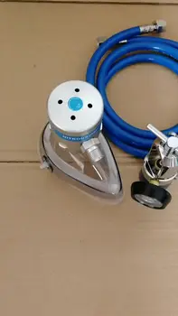 Lekárske použitie Entonox dopyt ventil s 1,5 m vysokotlaková hadica s konektorom