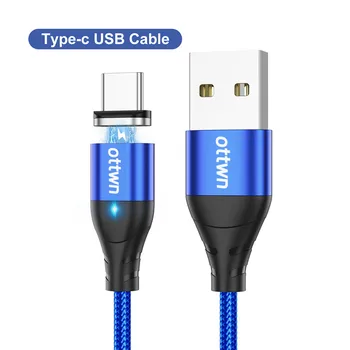 Ottwn USB Typu C Kábel pre Samsung S10 S9 3A Rýchle Nabíjanie pomocou pripojenia USB Typ-C Nabíjačka, Dátový Kábel pre Redmi poznámka 8 pro USB-C Cabo Drôt