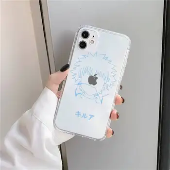 HUNTER x HUNTER HxH Gon Killua Anime Telefón Prípade Transparentné pre iPhone 11 12 mini pro XS MAX 8 7 6 6 Plus X 5S SE 2020 XR