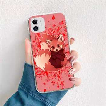 Roztomilý Zvierat Červená Panda Soft Telefón Prípade Capa na iPhone 11 pro XS MAX 8 7 6 6 Plus X 5S SE 2020 XR kryt