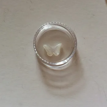 30PCS/Veľa 8.5*13.4 White Butterfly MOP Korálky S 1MM Strane Otvor Pre DIY Šperky