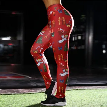 Vianočné Jóga Nohavice športové legíny jogy legíny ženy, fitness colorvalue vysokej waiste telocvični legíny ženy ropa deportiva mujer