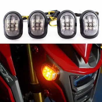 MrY Nové 12V Osvetlenie Motorke Ukazovatele Blinker Zase Signál 9 VIEDOL Motocykel Pár Piranha Svetlo Flasher Zase Signálneho Svetla