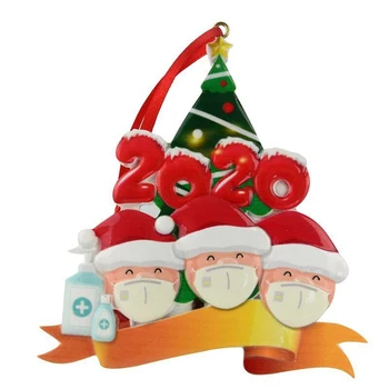 Plavidlá Ornament Veselé Vianoce Prežili Rodinný Strom Dekorácie 2-6 Osôb