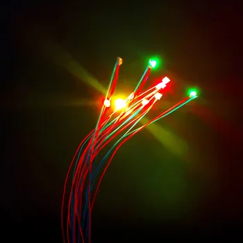 1set Červená Žltá Modrá Farba Blikajúce Svetlá Riadenia Flash 0805 SMD LED Svetlo pre Garáž Model Súpravy HOBBY Hračky RC Auto Upravené Časti