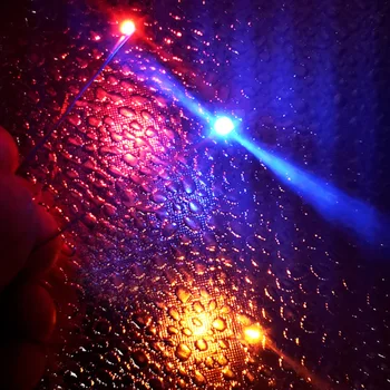 1set Červená Žltá Modrá Farba Blikajúce Svetlá Riadenia Flash 0805 SMD LED Svetlo pre Garáž Model Súpravy HOBBY Hračky RC Auto Upravené Časti