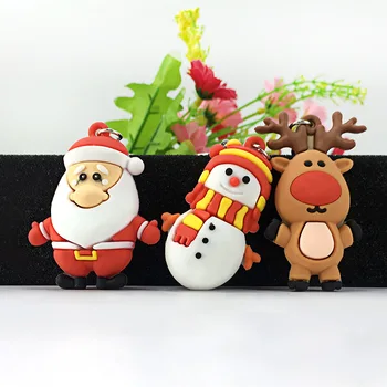 Veselé Vianočné Ozdoby Na Vianočný Stromček, Dekorácie Noel Santa Claus Snehuliak Elk Keychain Prívesky, Vianočné Party Decor