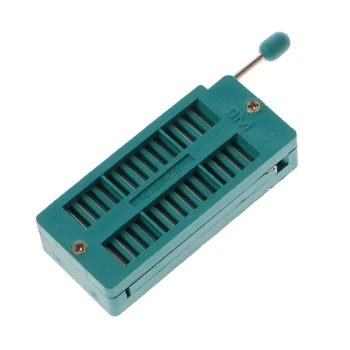 16 20 24 28 40 S Pin 2.54 MM Zelená DIP Test Univerzálny ZIF IC Zásuvky Zvárania Typ