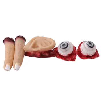 Halloween Simulácia Ľudských Orgánov Rekvizity Krvavé Ucho, Srdce Zlomené Prst Oko Slávnostné Strana Dodávky Výrobkov