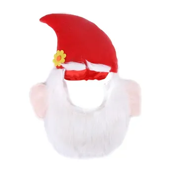 Mačka Fúzatý Vianočné Hat Psa Santa Claus Cosplay Spp Vianoce Mačiatko Nový Rok Party Dekorácie Fantázie Dresing Pokrývky Hlavy Pokrývku Hlavy
