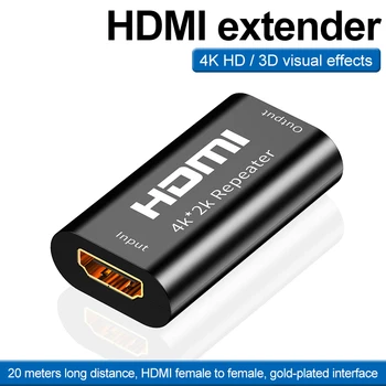 1080P HDMI Extender Žien a Žien Konektor HDMI 1.4 Rozšírenie Converter Adaptér Spojka pre PS4 HDMI Kábel HDMI Extender