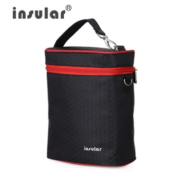 Insular Kočík taška módu Múmiový taška 420 D Nylon Dieťa Tepelnej Kŕmenie Fľaše, Tašky Chladnejšie Tašky