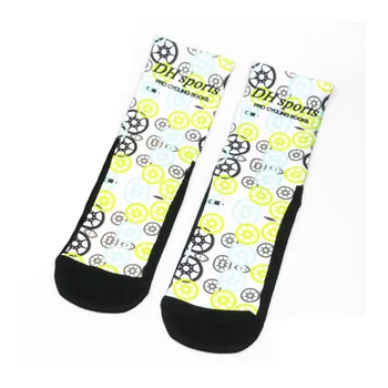 Pánske Športové Ponožky Geometrics Vytlačené Cyklistické Ponožky, Vzor Členok Calcetines Hombre Pilates Ženy, Farebné, Zábavné Ponožka