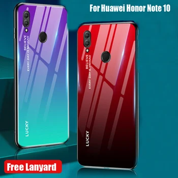 Tvrdené Sklo Prípade Huawei Honor Poznámka 10 Prípade Kryt Na Huawei Honor Note10 mäkké Silikónové Telefón Protercted Zadný Kryt