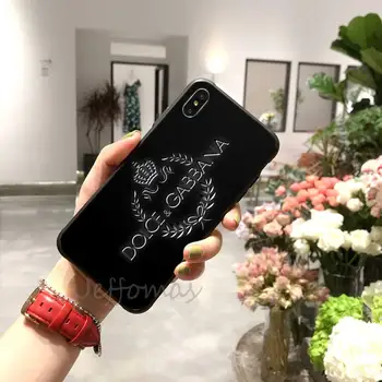 Módne luxusné trend značky cool D&G Telefón puzdro pre iPhone 11 12 pro XS MAX 8 7 6 6 Plus X 2020 XR Mini