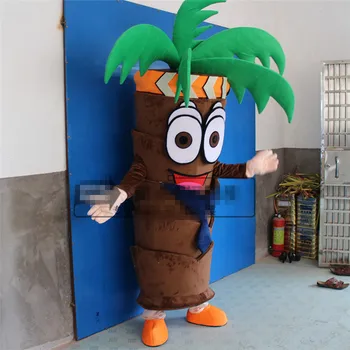 Customed Coconut Tree Maskot Kostým Vyhovuje Cosplay Party Šaty, Oblečenie, Odevy, Karneval, Halloween, Vianoce, Veľká Noc Dospelých Reklamné Oblečenie
