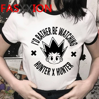 Hisoka Hunter x Hunter t-shirt femme grunge ulzzang bežné harajuku kawaii t-shirt biele tričko