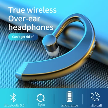 Jednostranné Visí Bezdrôtové Bluetooth Slúchadlá Smart Business Slúchadlá Stereo Nepremokavé In-ear Slúchadlá S Mikrofónom