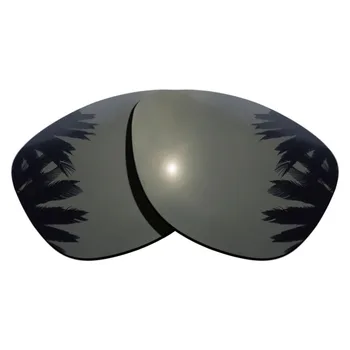 (Strieborná+Čierna+Zelená Zrkadlové Náter) 3-Páry Polarizované Náhradné Šošovky pre Frogskins Rám UVA & UVB Ochrany