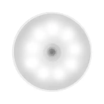 Telo, Pohybový Senzor Nabíjateľná LED Nočné Svetlo Bezdrôtový Energeticky úsporné 8LED Telo Indukčné Lampy, Spálňa, Umyváreň Svetlo Dropship