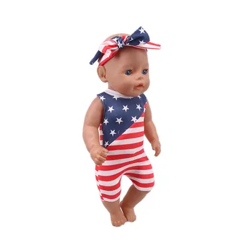 Bábika Celkom Cartoon Oblečenie vhodné 18-Palcové American Doll&43 Cm ReBorn Baby Doll Dievča,Naša Generácia Dievča je Hračka,Vianočný darček