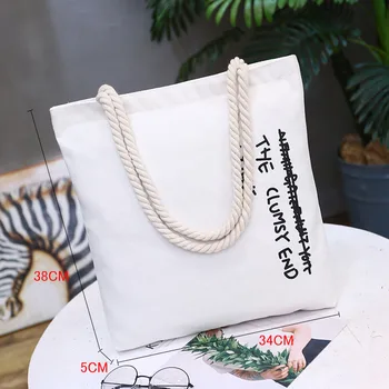 2019 nové plátno nákupní taška módne konopné lano dámske kabelky knihy taška zelená módne kabelky skladacia nákupná taška eko tote