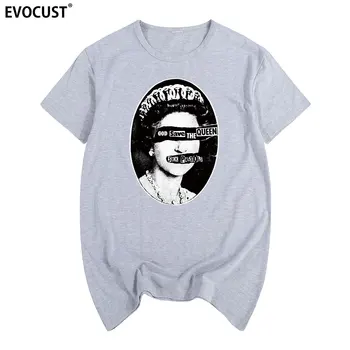 God Save The Queen Sex Pištole T-shirt Bavlna Mužov tričko Nové TEE TRIČKO Dámske unisex Móda