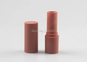 10/20/50pcs 12.1 mm Kolo Hnedé Rúž Rúry Shell DIY Pery Rouge Trubice Kozmetické Úst Rouge Fľaša make-up Balenie Naplniteľné Nástroj