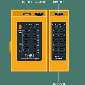 HDMI High-Definition Digital Cable Tester Prenosné RJ45 Kábel Tester Tracker