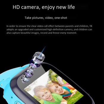 4G Detí Smart Sledovať HD Stlačte Displej GPS Hodinky s Hovoru Fotoaparát