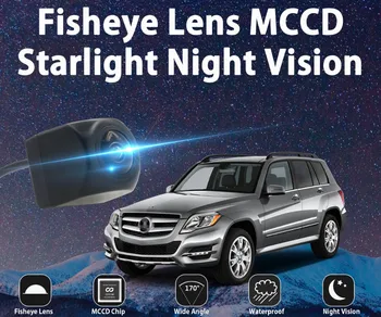 Fisheye hviezdne svetlo Auto parkovacia Kamera MCCD 1080P Zadnej strane Fotoaparát Vodotesný ForPeugeot 301 308 408 508