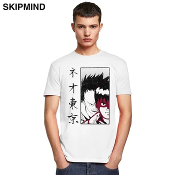 Cool Neo Tokio Akira T-shirt Mužov Okrúhlym Výstrihom, Krátky Rukáv Shima Tetsuo T Shirt Shotaro Kaneda Letné Tričko Bavlna Fanúšikov Anime Darček