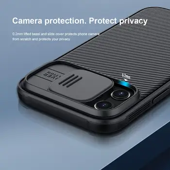 NILLKIN Fotoaparát Ochrana Telefónu puzdro Pre iPhone 12 Pro Max List Chrániť Kryt Objektívu pre Ochranu Prípade iPhone 12 Pro Max Prípadoch