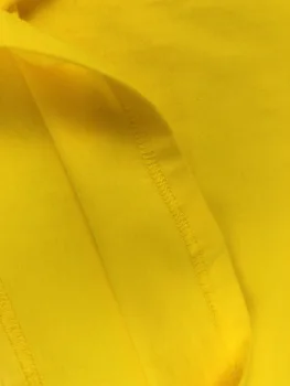 2020 Harajuku Vintage Yellow dámske tričká, Letné Zábavné Vytlačiť Móde Bežné Topy Estetické Krátky Rukáv O-Neck Tričko Žena