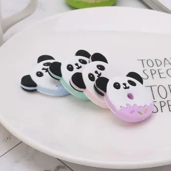 Silikónové Korálky Panda Cartoon DIY Dieťa Teether Počiatočných Starostlivosti Ústne Dodávky Náhrdelník Prívesok Náramok Sústo Žujte Hračky pre potravinársky
