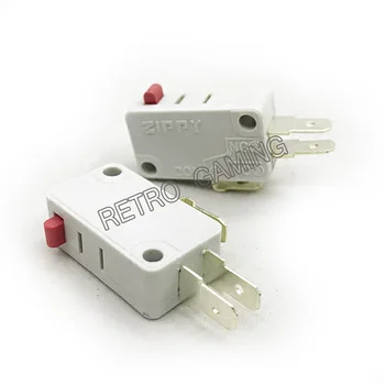 1000pcs ZIPPY Microswitch služby Stlač Tlačidlo 3 pin biela micro switch pre tlačidlo/Arkádovej Hry Časti/kabinet príslušenstvo