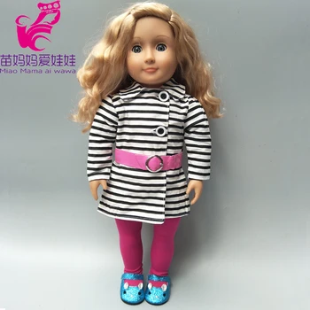 Bábiky Oblečenie 18-Palcové Americkej Generácie Dievča Bábiku Dole Kabát pre 43 cm Baby Doll Oblečenie pre 18