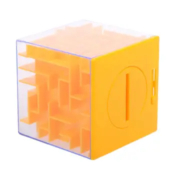 Novinka 3D Peniaze Bludisko Banka Cube Puzzle Uloženie Mince Zber Prípade Box Mozog Hry, Deti Hračka Darček