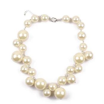 Nové módne imitácia perlový náhrdelník módne trendy preháňania imitácia perly všetci-okolo príslušenstvo veľkoobchod