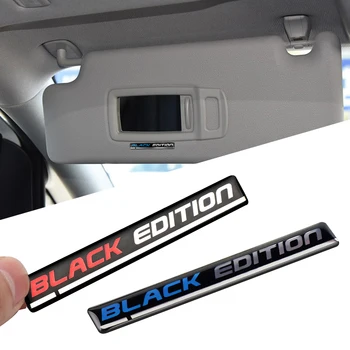 Pre BMW Kawasaki Suzuki Honda, VW Toyota, Mazda 3D Auto Styling Black Edition Znak 3D Epoxidové Živice Odznak Nálepky Odtlačkový Dekorácie