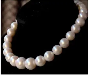 >ušľachtilý jewelr 12-14 mm prírodné tahitian south sea biela perla 45 cm náhrdelník 14k