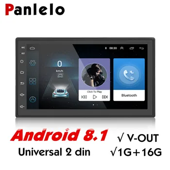 Panlelo S3 2 Din Android 8.1 autorádia 1024x600 GPS Navigácia, Bluetooth, USB Prehrávač 1G DDR3 16 G ROM 2din autorádia GPS Android