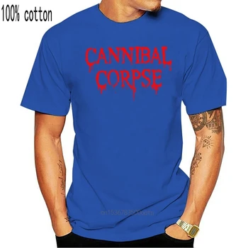 Úradný Kanibal Mŕtvola Odkvapkávanie Logo T Shirt Kostrové Domény Bloodthirst Band