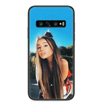 Ariana Grande Telefón puzdro Pre Samsung Galaxy S 10 20 3 4 5 6 7 8 9 Plus E Lite Uitra black hoesjes silikónové nepremokavé luxus