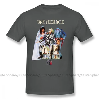 Beetlejuice T Shirt Beetlejuice T-Shirt 6xl Krátke Sleeve Tee Tričko Vytlačené Muž, 100 Percent Bavlna Úžasné Streetwear Tričko