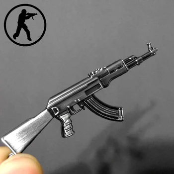 Novinka Counter Strike Zbraň AK47 Keychain Mužov Trinket Awp Sniper Puška CS GO Saber Mužov Taška Auto prívesok na Šperky, Darčekové Suveníry