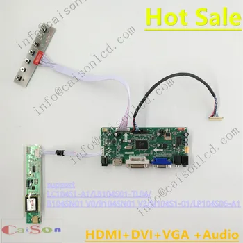 HDMI-DVI-VGA-AUDIO LCD radič dosku pre LC104S1-A1/LB104S01-TL04/B104SN01 V0/B104SN01 V2/N104S1-01/LP104S06-A1